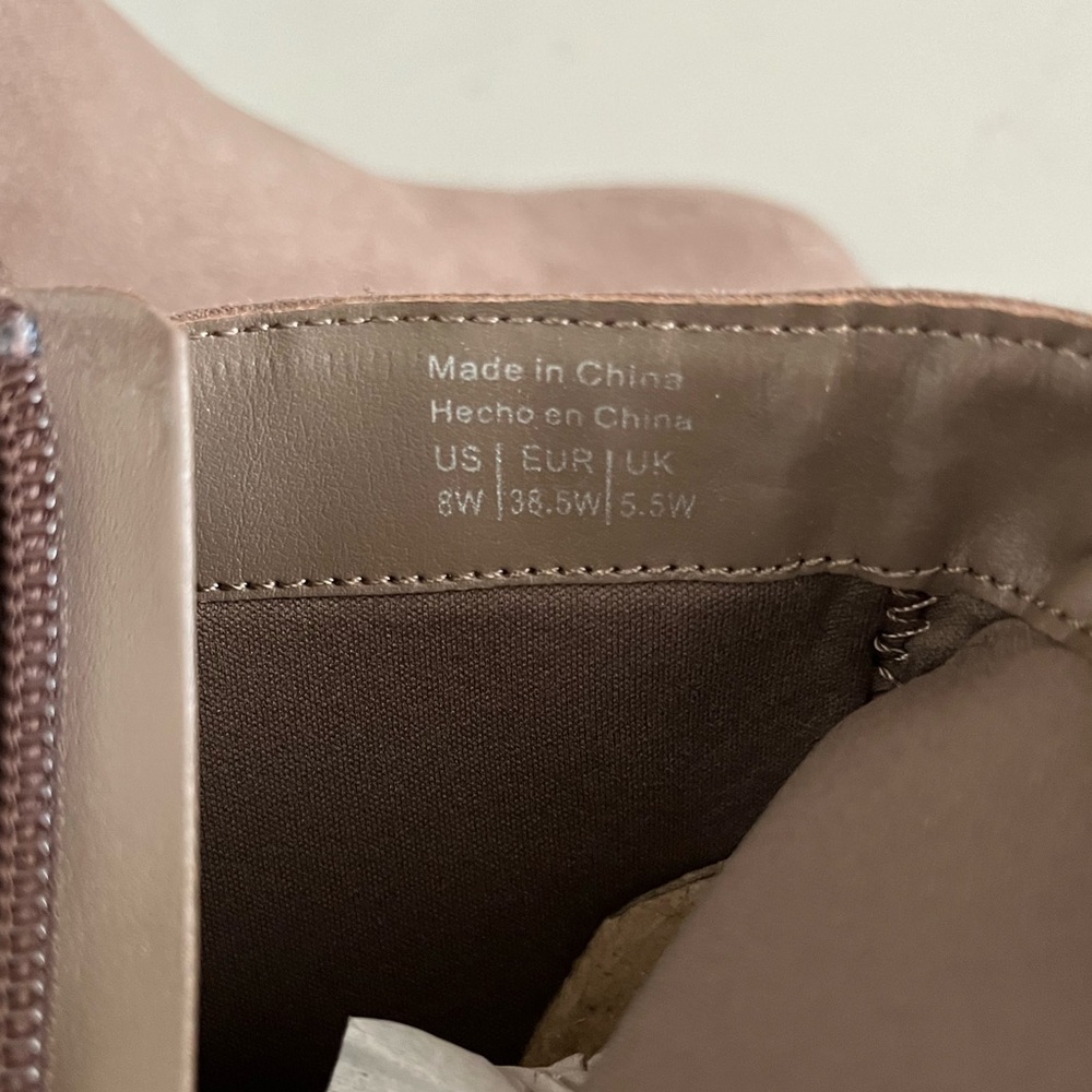 Market & Spruce Serah Suede Booties 8W - Picture 9 of 11
